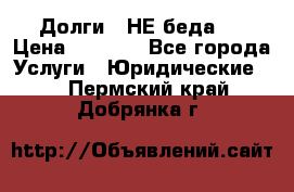 Долги - НЕ беда ! › Цена ­ 1 000 - Все города Услуги » Юридические   . Пермский край,Добрянка г.